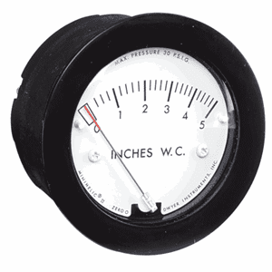Picture of Dwyer Minihelic differential pressure gage series 2-5000
